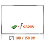 Tabla magnetica alba 100×150 cm, premium, VISUAL